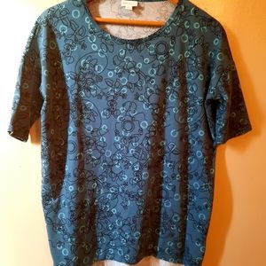 Blue Minnie Mouse Disney LuLaRoe Classic T